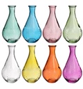 Glasvase mit Blumenmuster – Bunte Dekova 2