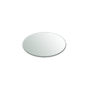 Spiegelplatte rund mit Facettenschliff u 2