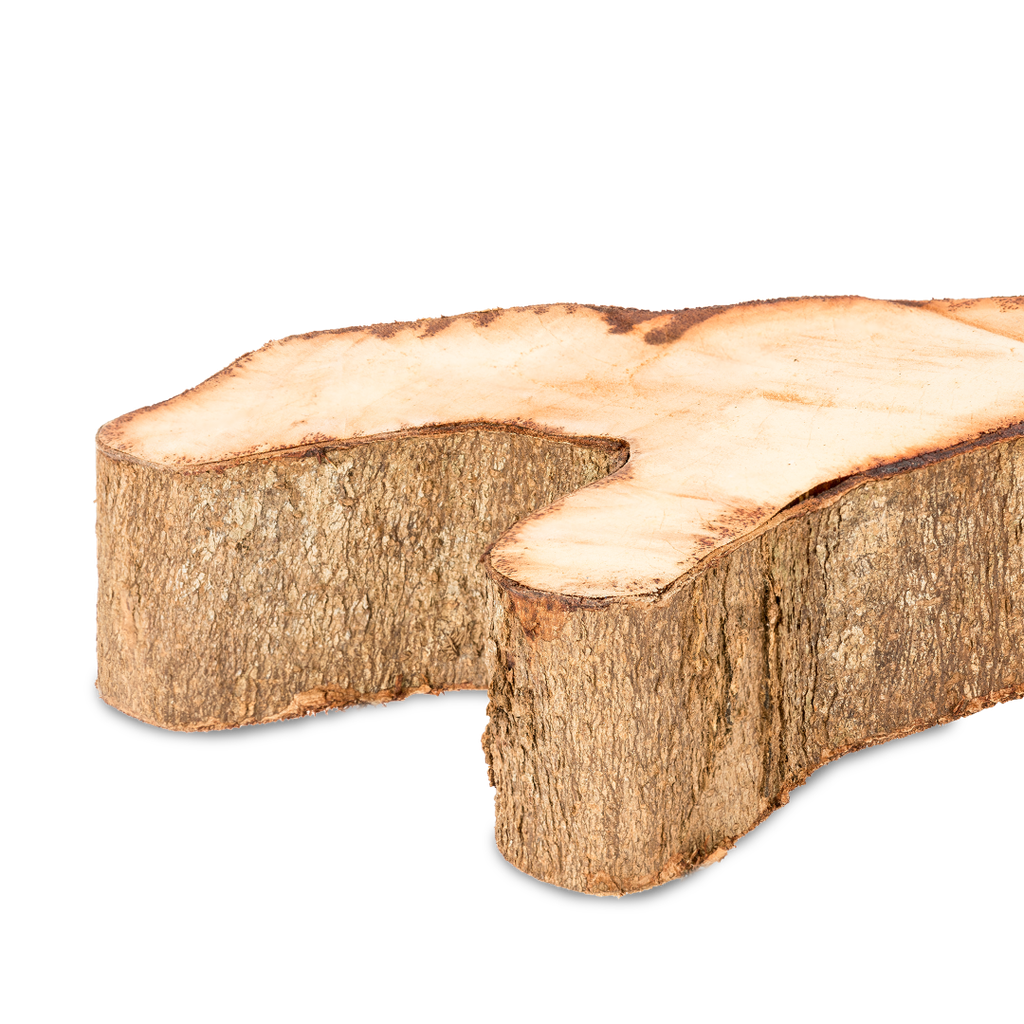 Ornament Holzscheibe natur ca. 30-40cm | 2