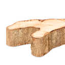 Ornament Holzscheibe natur ca. 30-40cm | 2