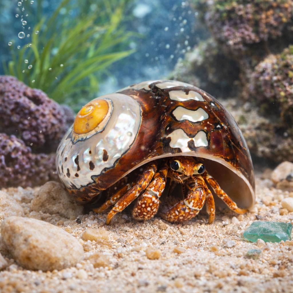 2006-Turbo-sarmaticus--7---8-cm--Schneckenhaus--poliert--Aquarium--Deko--Einsiedlerkrebse_1.png