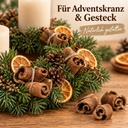 zwei Groessen Zimtrollen natur