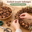 zwei Groessen Zimtrollen natur