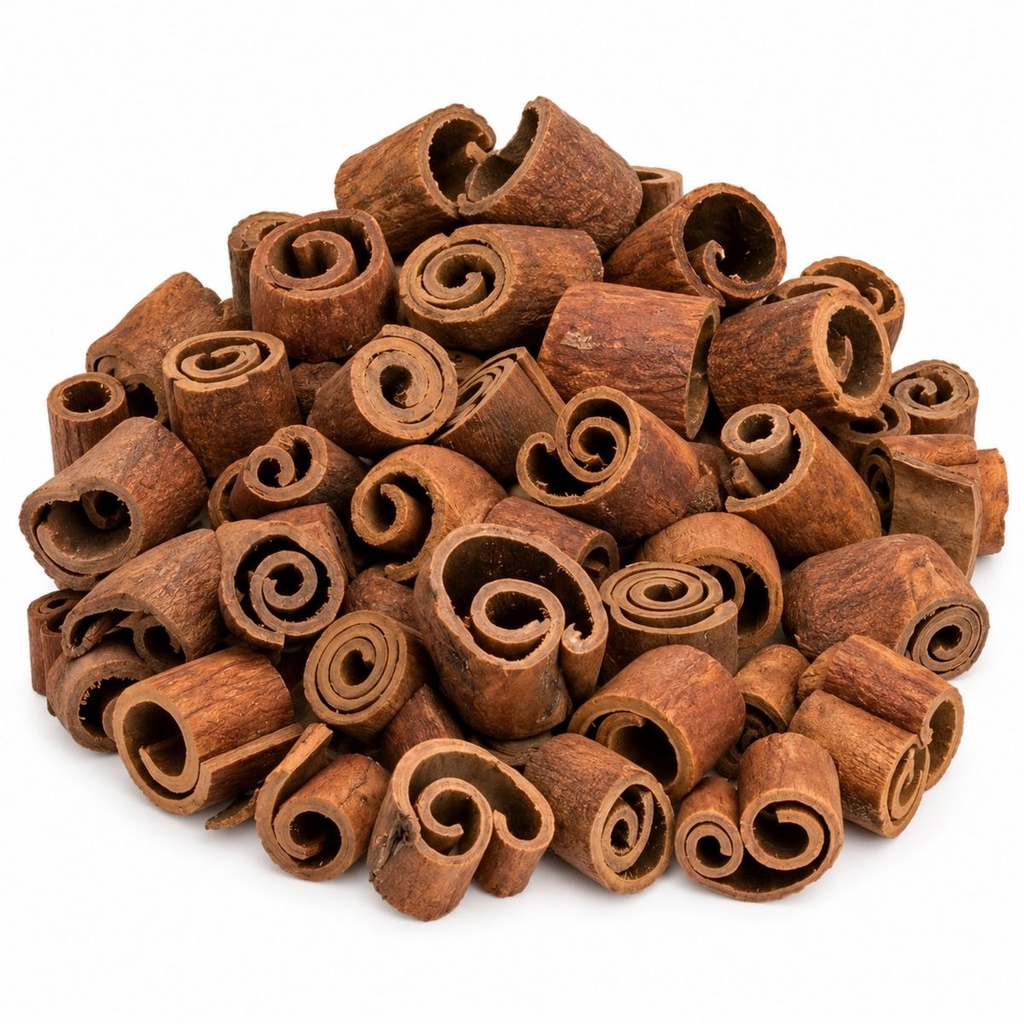 Zimtstangen dick, 30-40 Stück, 2.5 cm (Cinnamomum) – Produktfoto auf weißem Hintergrund