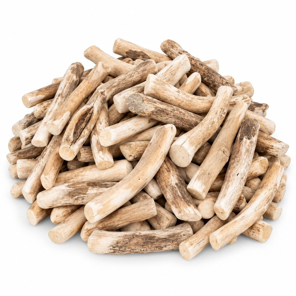 Treibholz getrommelt 1 kg, ca. 50-70 Stück, 12-15 cm, Schwemmholz – Hauptbild