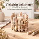 Treibholz getrommelt 1 kg, ca. 50-70 Stück, 12-15 cm, Schwemmholz – Anwendung 2