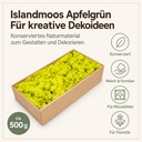 Islandmoos Apfelgrün, Apfelgrün, 500 g – Eigenschaften im Überblick