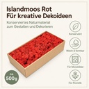 Islandmoos Rot, Rot, 500 g – Eigenschaften im Überblick