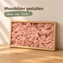 Islandmoos Pink, Pink, 500 g – im Einsatz