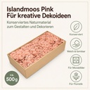 Islandmoos Pink, Pink, 500 g – Eigenschaften im Überblick