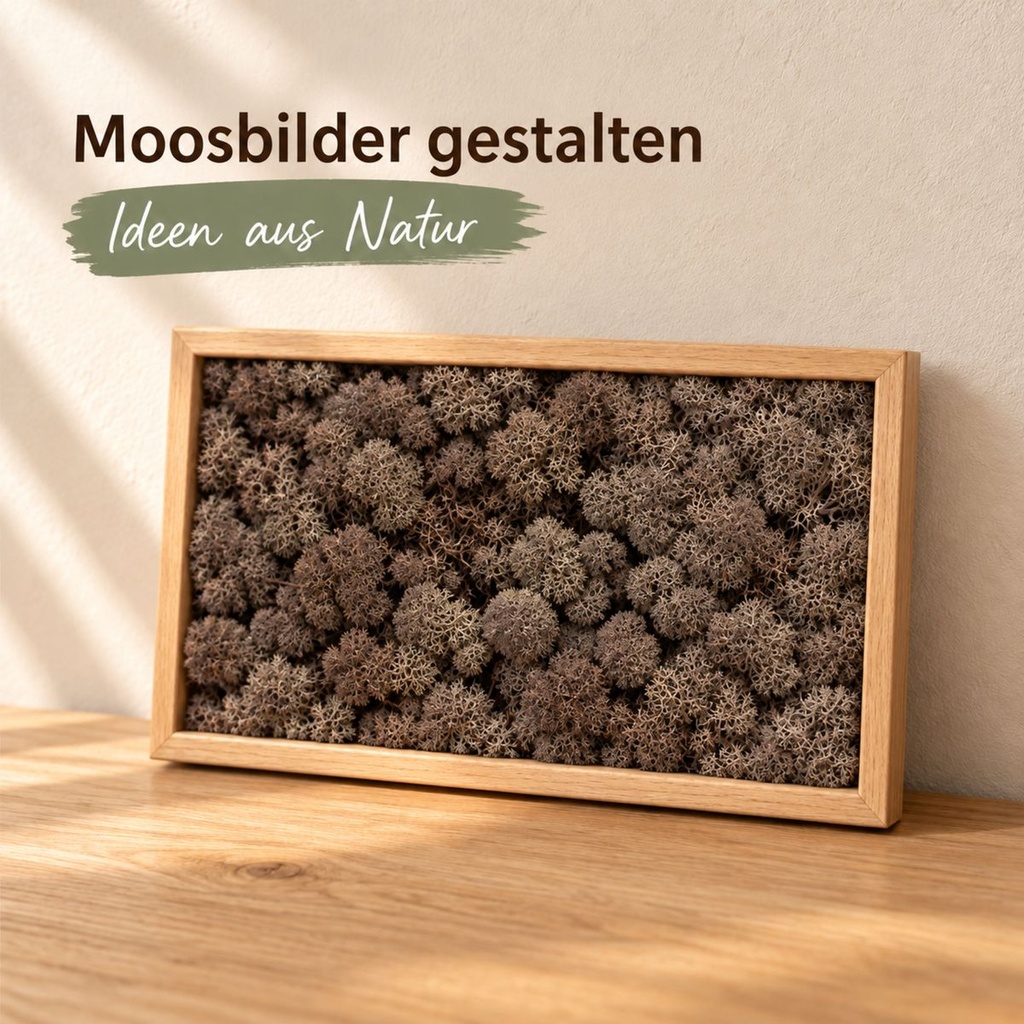 Islandmoos Braun, Braun, 500 g – im Einsatz