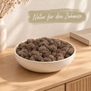 Islandmoos Braun, Braun, 500 g – dekoriert im Wohnraum