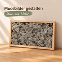Islandmoos Anthrazit, Anthrazit, 500 g – im Einsatz