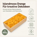 Islandmoos Orange, Orange, 500 g – Eigenschaften im Überblick
