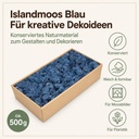 Islandmoos Blau, Blau, 500 g – Eigenschaften im Überblick