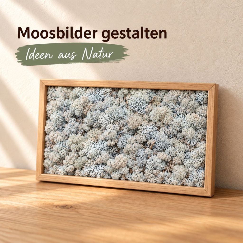Islandmoos Eisblau, Eisblau, 500 g – im Einsatz