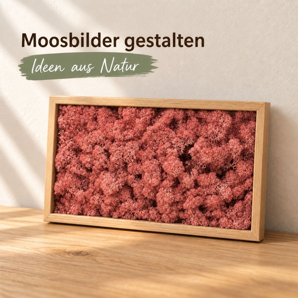 Islandmoos Bordeaux, Bordeaux, 500 g – im Einsatz