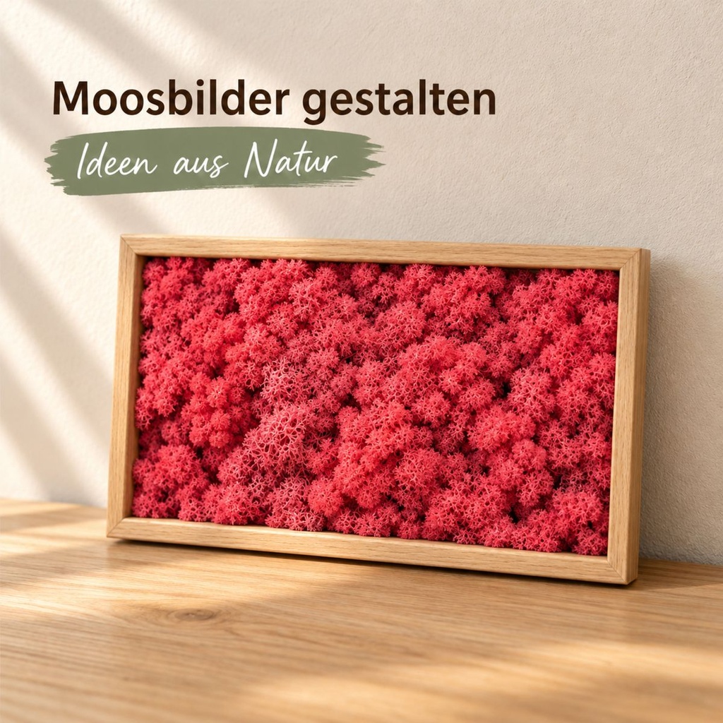 Islandmoos Purpur, Purpur, 500 g – im Einsatz