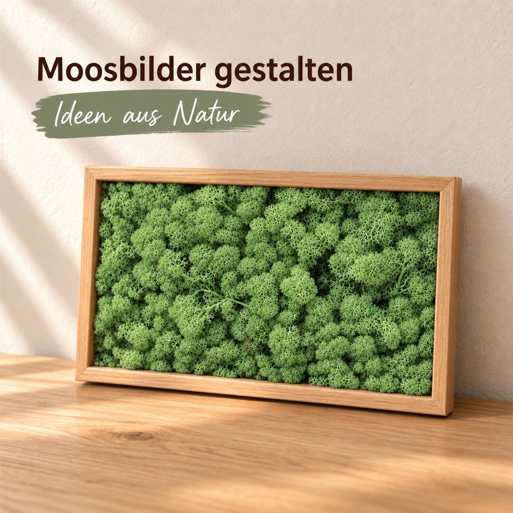 Islandmoos Grasgrün, Grasgrün, 500 g – im Einsatz