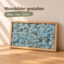Islandmoos Aquamarin, Aquamarin, 500 g – im Einsatz
