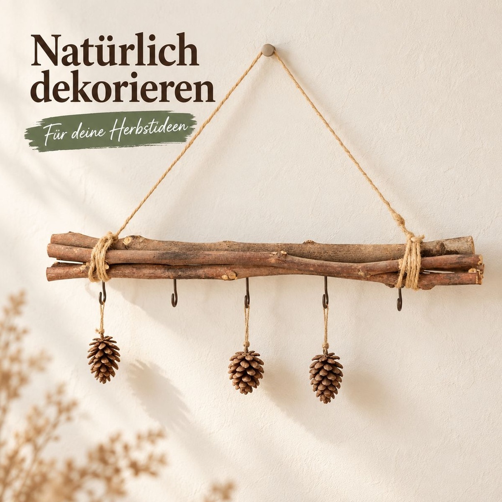 Maulbeeren Bündel natur geflammt, natur geflammt, 50 cm (Morus) – im Einsatz