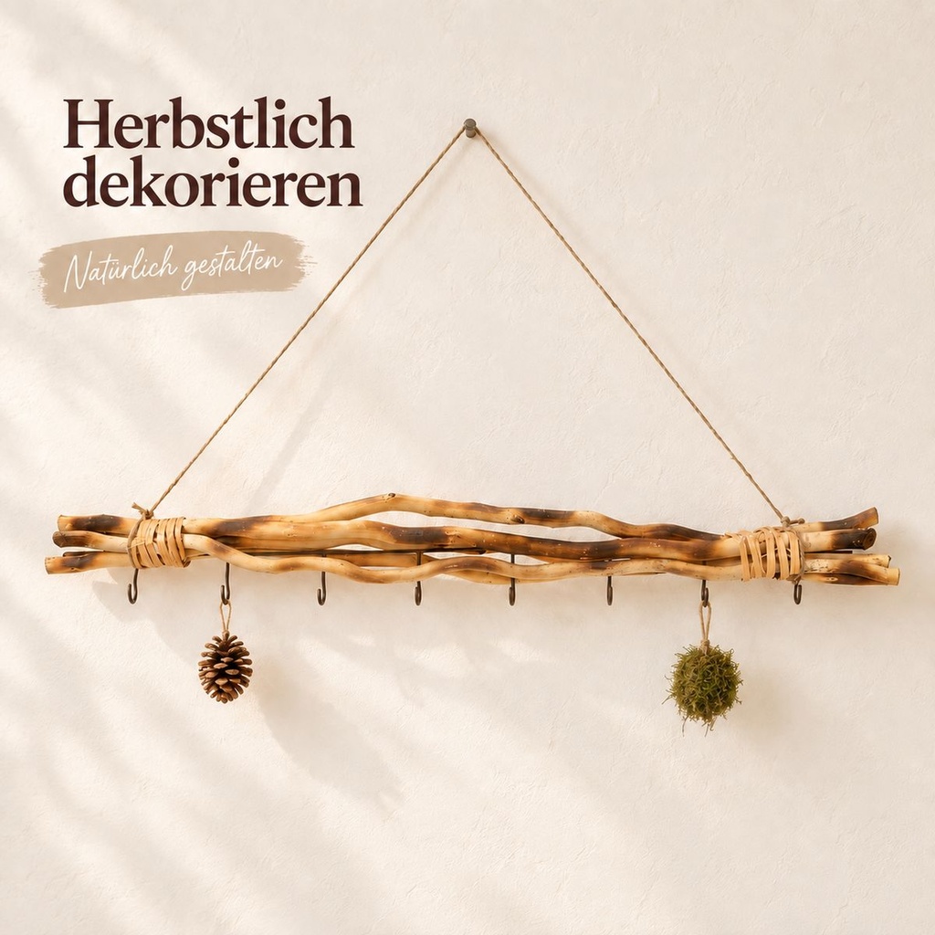 Maulbeeren Bündel natur geflammt, natur geflammt, 80 cm (Morus) – im Einsatz