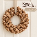 Douglasien Zapfen, Natur, 150 Stück, 5-8 cm (Pseudotsuga) – in einer zweiten Verwendung