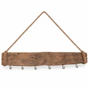 Deko-Holz-Stange, Grau, 76 cm – Produktfoto auf weißem Hintergrund