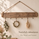 Deko-Holz-Stange, Grau, 76 cm – im Einsatz