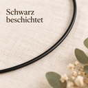 Metallring schwarz, Schwarz, Ø 30 cm – Nahaufnahme der Oberfläche