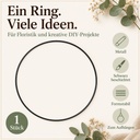 Metallring schwarz, Schwarz, Ø 30 cm – Eigenschaften im Überblick