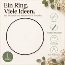 Metallring schwarz, Schwarz, Ø 40 cm – Eigenschaften im Überblick