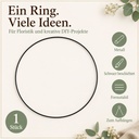Metallring schwarz, Schwarz, Ø 50 cm – Eigenschaften im Überblick