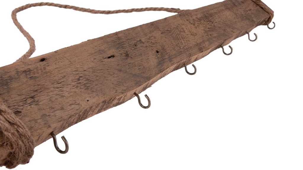 Deko-Holz-Stange / Brett zum Hängen mit  2