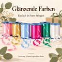 Kringelband America 500 m, 5 mm, Präsentband 20 Farben, Kräuselband – Detail