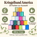 Kringelband America 500 m, 5 mm, Präsentband 20 Farben, Kräuselband – Eigenschaften
