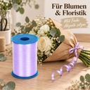 Kringelband America 500 m, 5 mm, Präsentband Flieder, Kräuselband – Detail