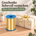 Kringelband America 500 m, 5 mm, Präsentband in Gold, Kräuselband – Anwendung 2