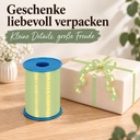 Kringelband America 500 m, 5 mm, Präsentband Olive, Kräuselband – Anwendung 2