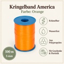Kringelband America 500 m, 5 mm, Präsentband Orange, Kräuselband – Wohnszene