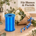 Kringelband America 500 m, 5 mm, Präsentband Royalblau, Kräuselband – Eigenschaften