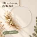 Metallring weiß, Weiß, Ø 25 cm – im Einsatz
