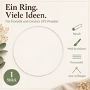 Metallring weiß, Weiß, Ø 30 cm – Eigenschaften im Überblick