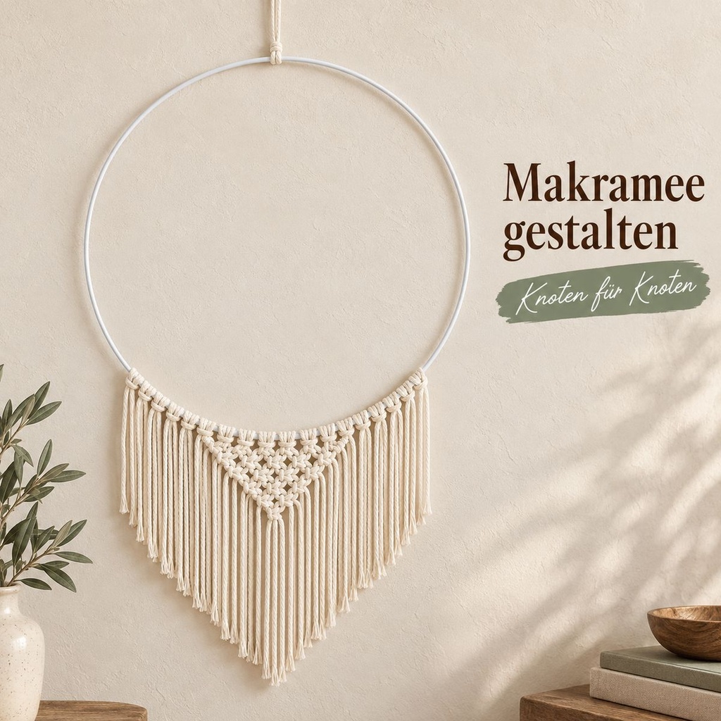 Metallring weiß, Weiß, Ø 50 cm – in einer zweiten Verwendung