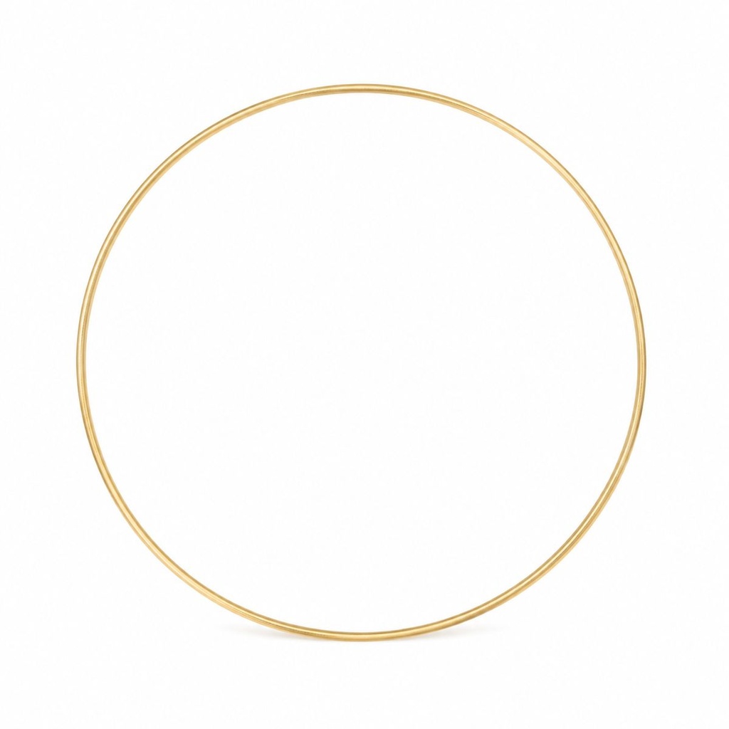Metallring gold, Gold, Ø 20 cm – Produktfoto auf weißem Hintergrund