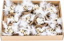 Wachteleier im Nest, 1 Box mit 12 Nester 2