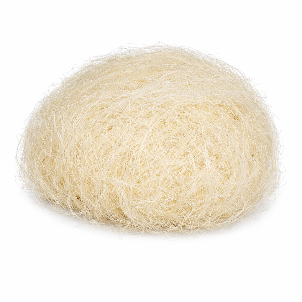 500g Flachshaar Weiß Sisalgras Natur Dek 2