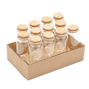 Apothekerflaschen mit Korken 12 Stück ca 2