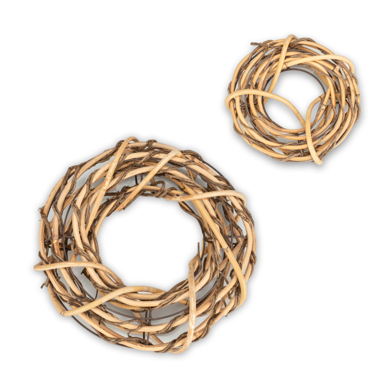 Rattan Kranz natur 20cm | Türkranz 2