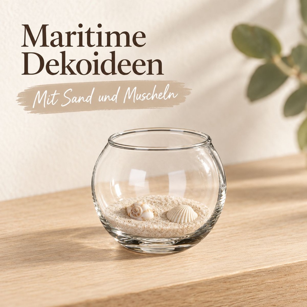 Kugelglas, Klar, Ø 6.7 cm, H 5.3 cm – in einer zweiten Verwendung